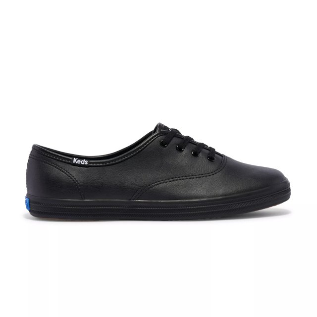 Keds champion black leather hotsell