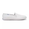 Leather slip on shoes on sale white