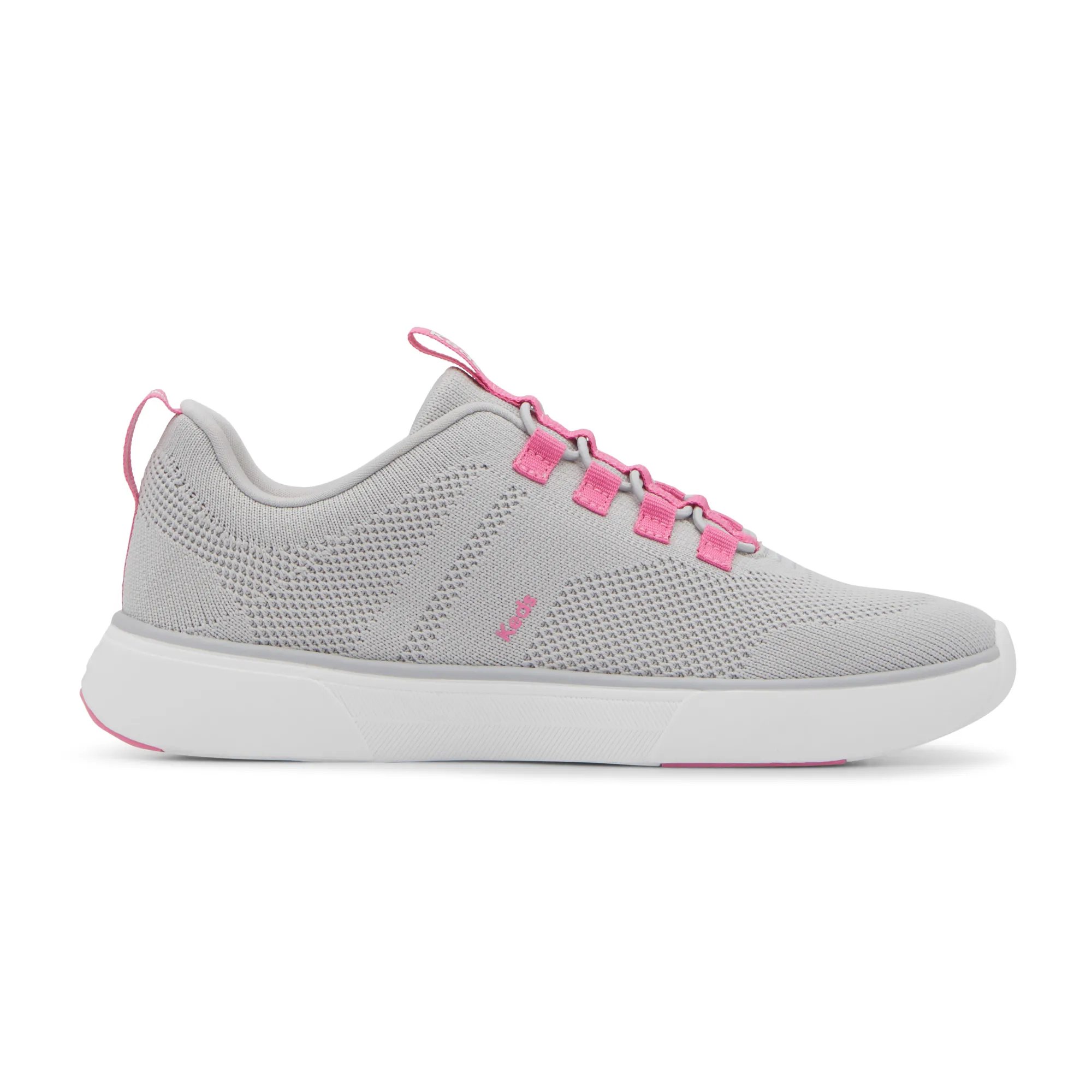 Keds Women's Blisswalk Knit Slip On Canvas Sneakers In Grey/pink