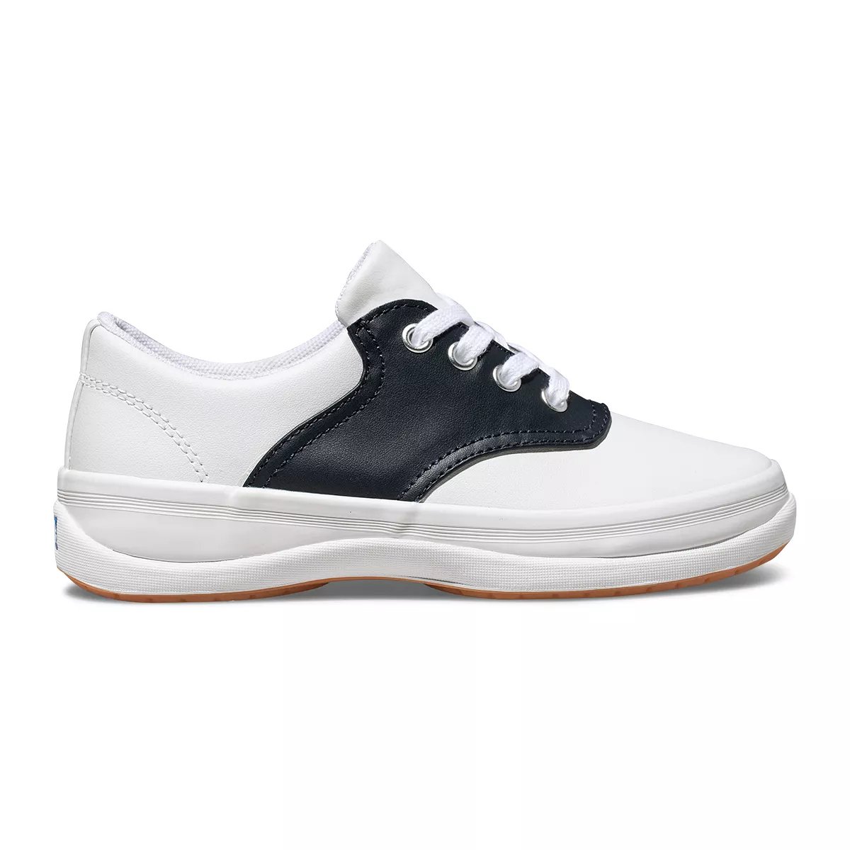 Keds black and hot sale white saddle shoes