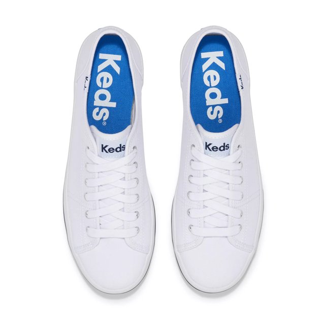 Keds Eco Blue Denim Canvas Lightweight Comfortable Trainers For Women - Blue - UK 3.5 - Sustainable Everyday Sneakers