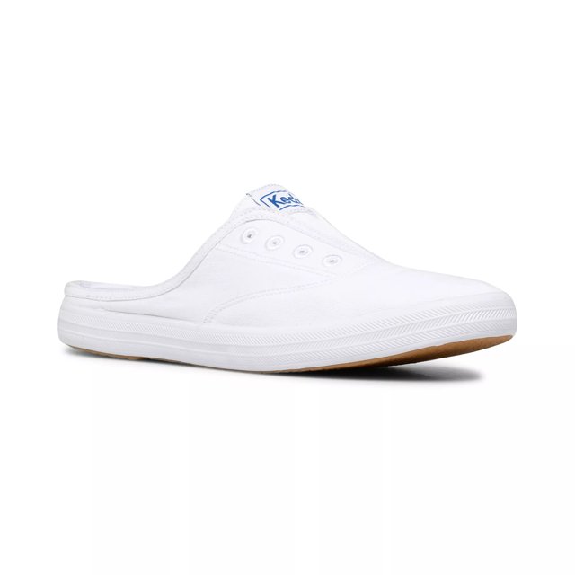 Keds white canvas mules best sale