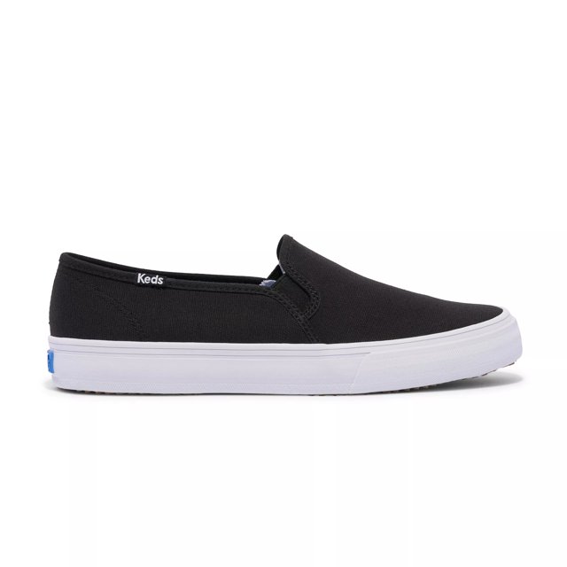 Keds Double Decker Slip On Black 9.5
