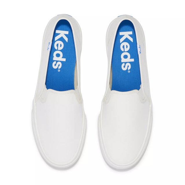 Keds Double Decker Leather Slip On - Free Shipping | KEDS