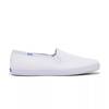 White canvas cheap slip on sneakers