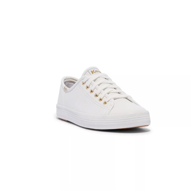 All white leather keds clearance