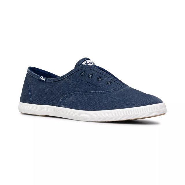 Navy and white keds discount