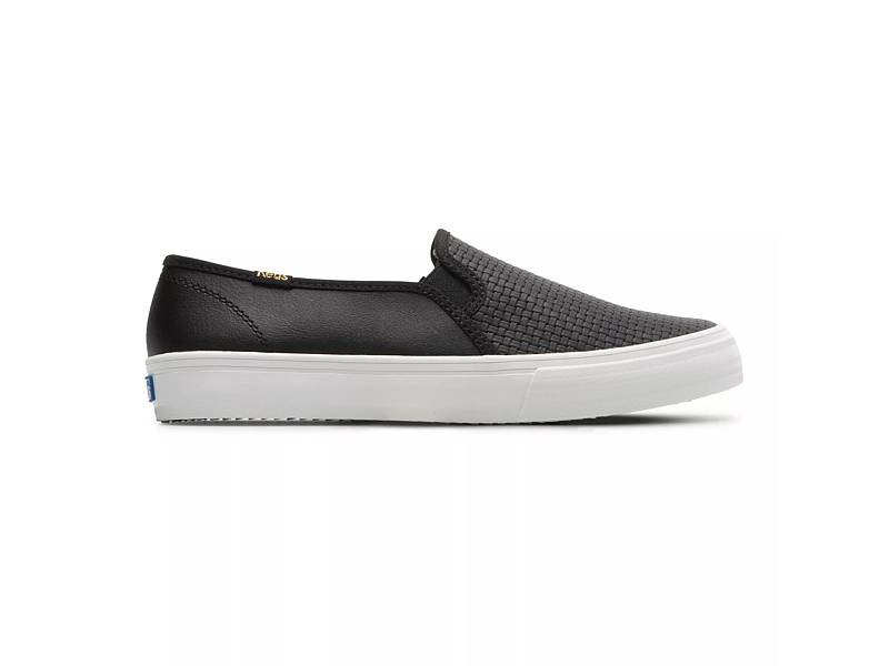 Black slip on keds online