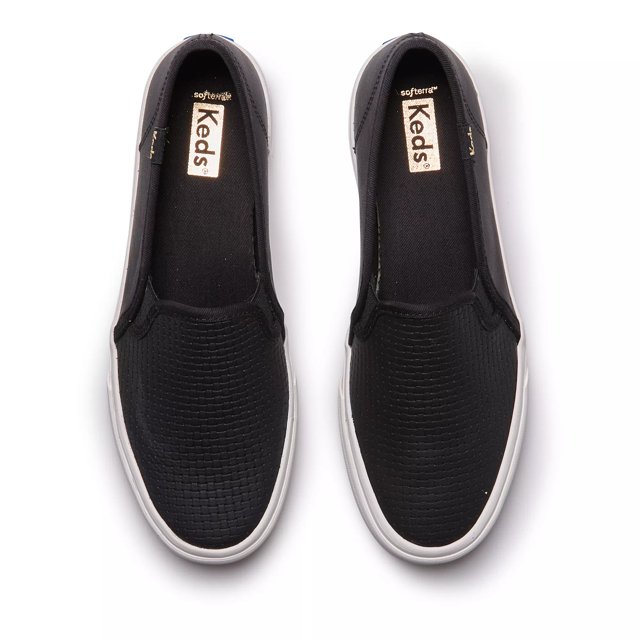 Keds black slip on top