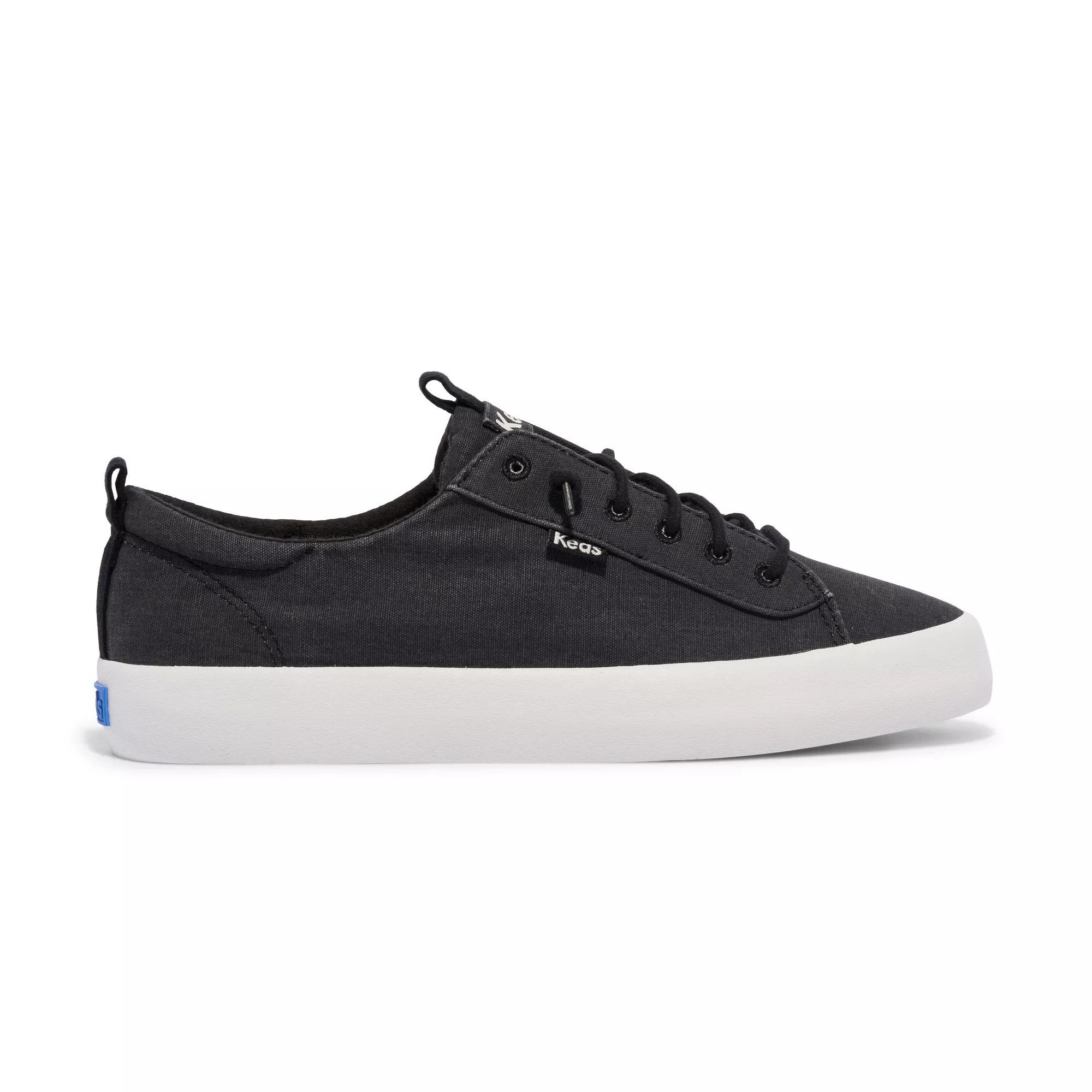 Women s Keds Kickback Canvas Slip On Sneakers Black Size 10 Canvas