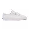 White leather 2024 slip on keds