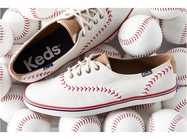 Keds Champion Pennant Leather Lace Up Free Shipping KEDS