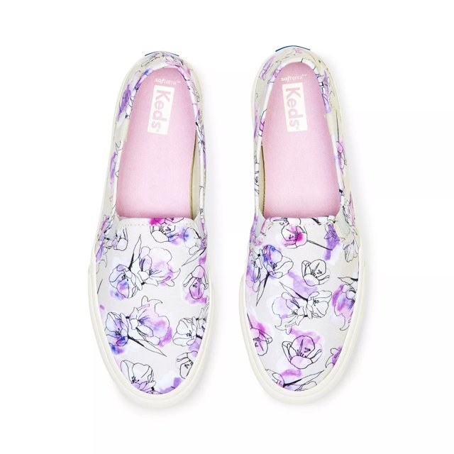 White floral keds top