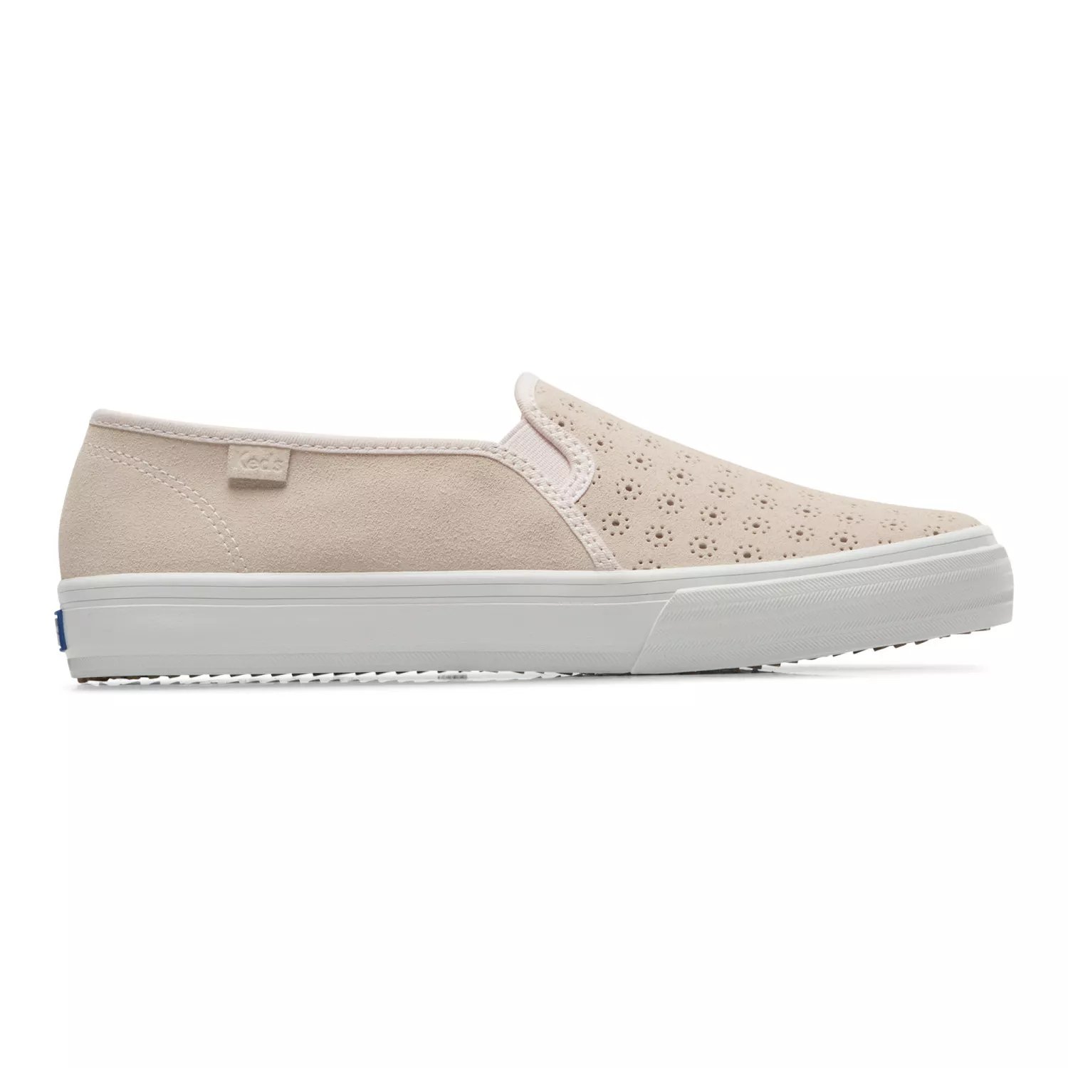 Keds Double Decker Perf Suede Slip On - Free Shipping | KEDS