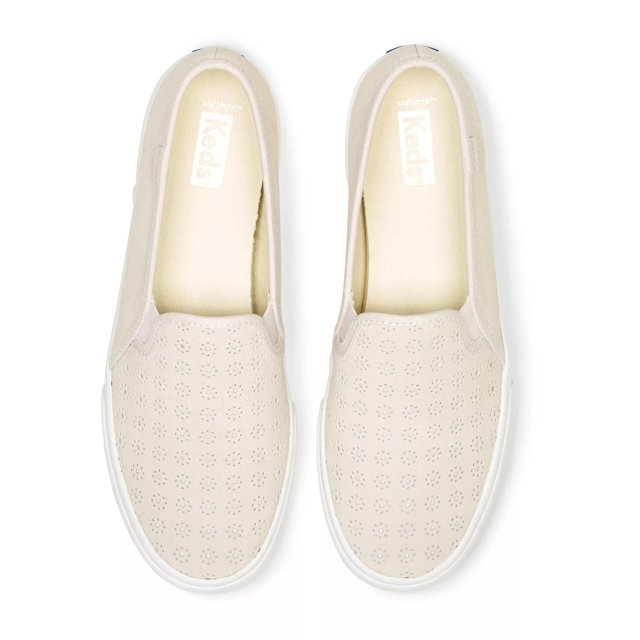 Keds Double Decker Perf Suede Slip On