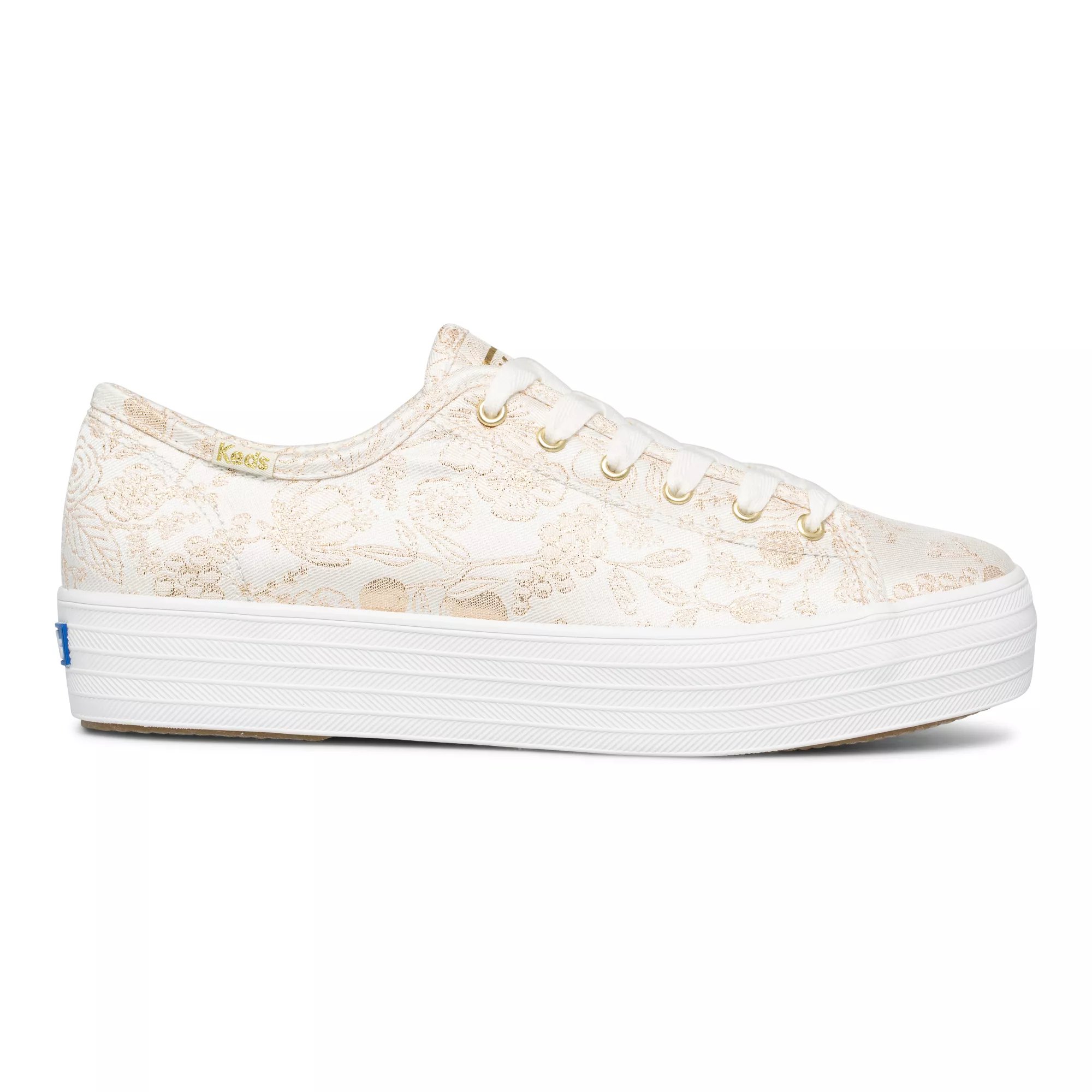 Keds triple decker hot sale metallic linen