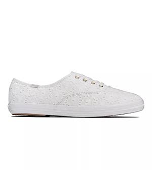 Keds champion shop eyelet white