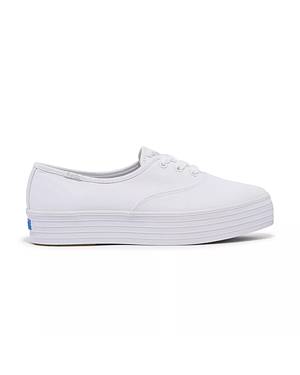 Keds best sale leather branco