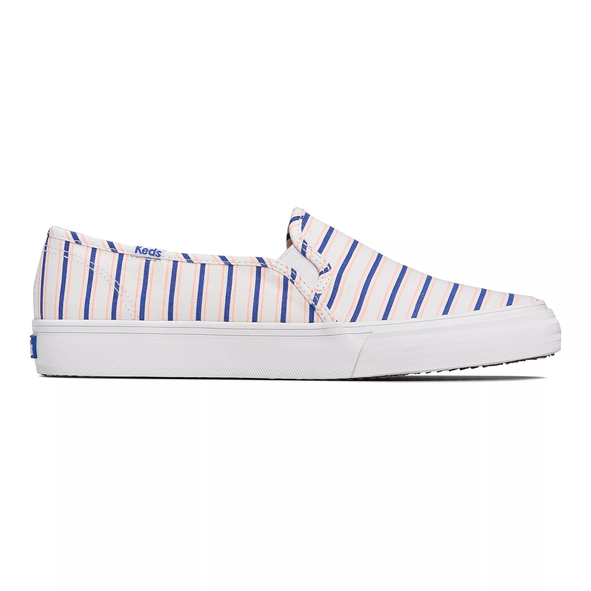 Keds Double Decker Canvas Stripe Slip On Free Shipping KEDS