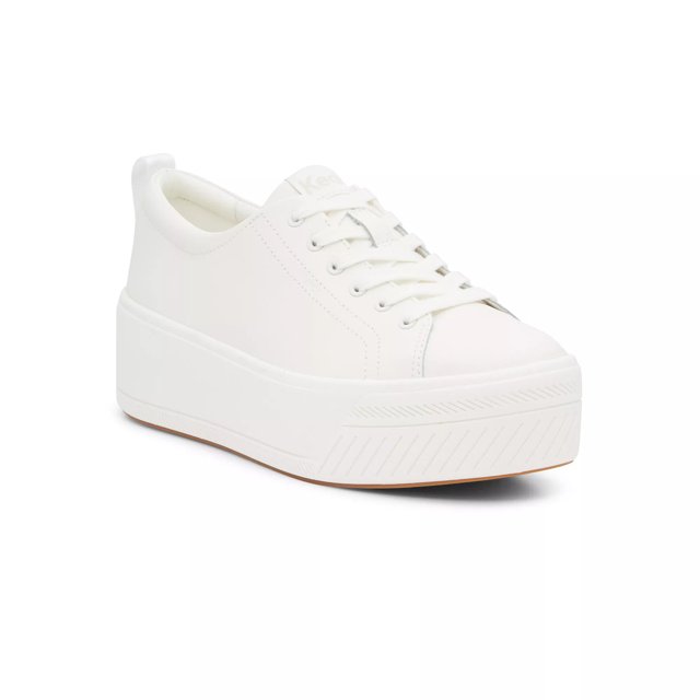 White lace up keds store
