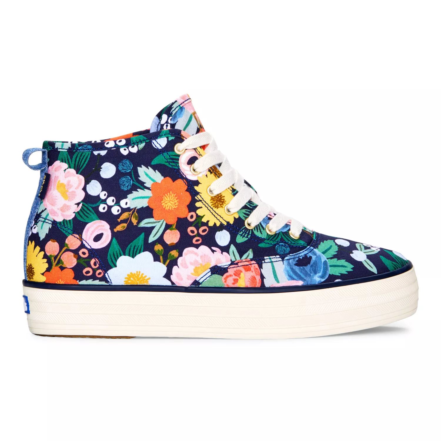 Keds x Rifle Paper Co. The Platform Mid Vintage Blossom Lace Up - Free ...