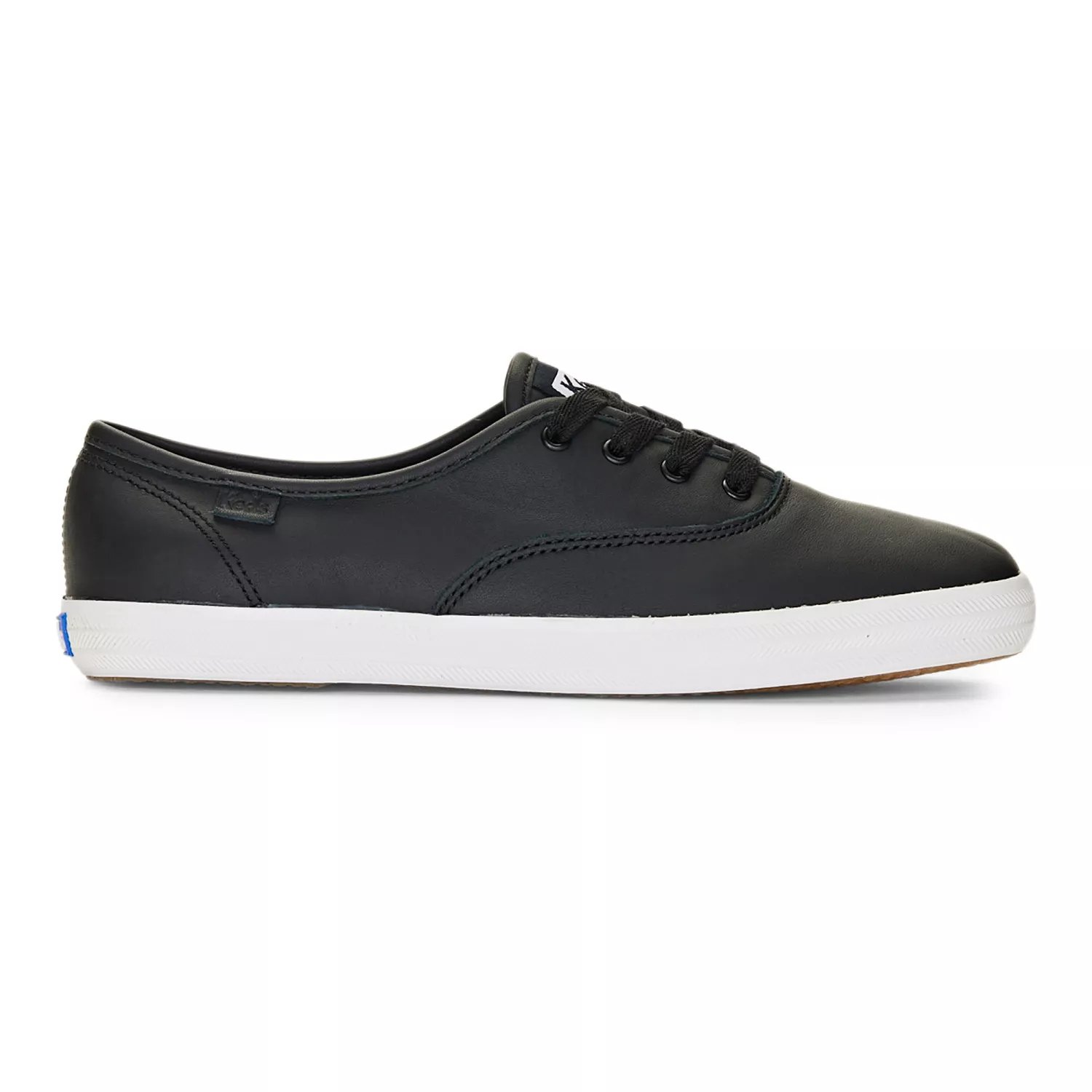 Keds black leather store shoes