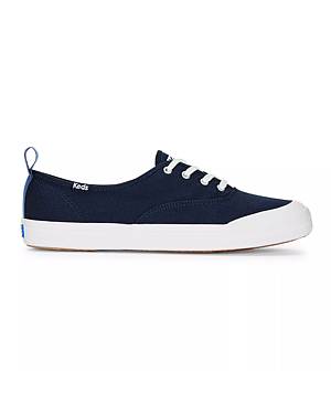 Navy and best sale white keds