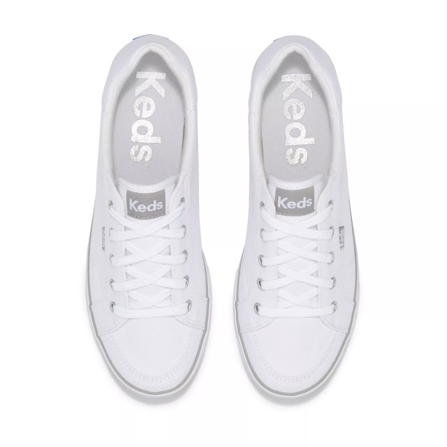Keds canvas white best sale