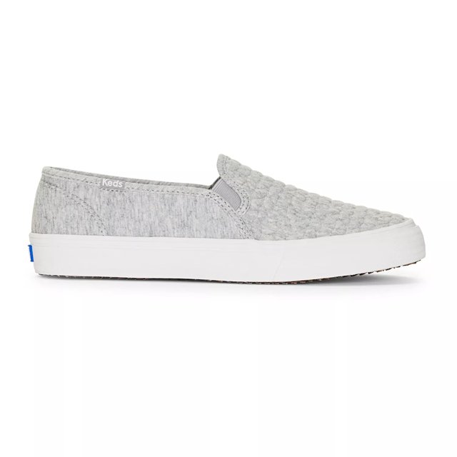 Keds grey slip ons hot sale
