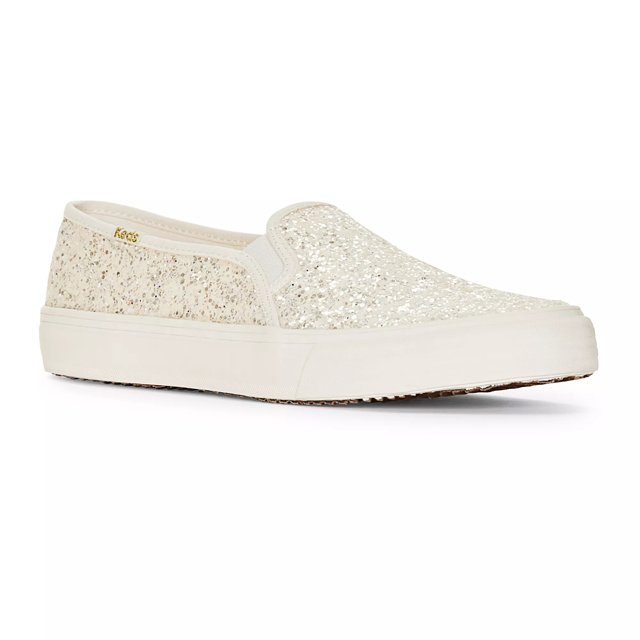 Keds Double Decker Glitter Celebrations Slip On Free Shipping KEDS
