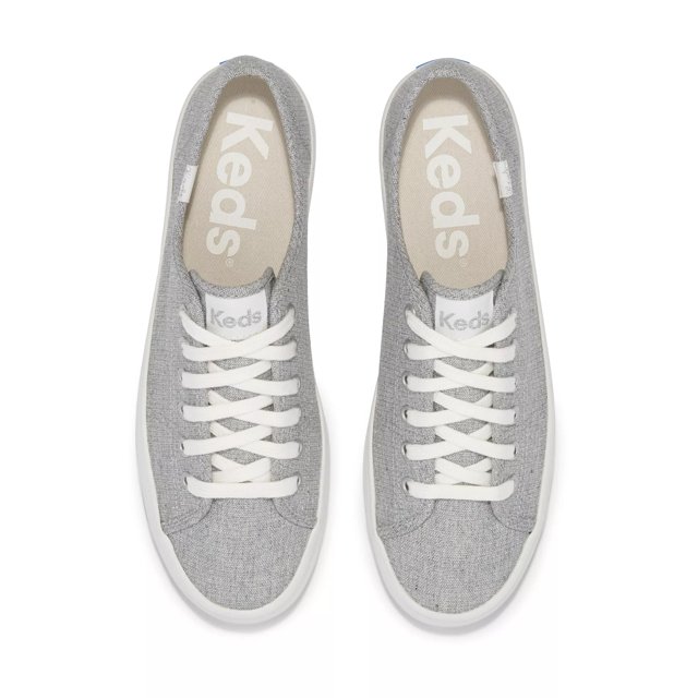 Keds Kickstart Metallic Textile Lace Up Free Shipping KEDS