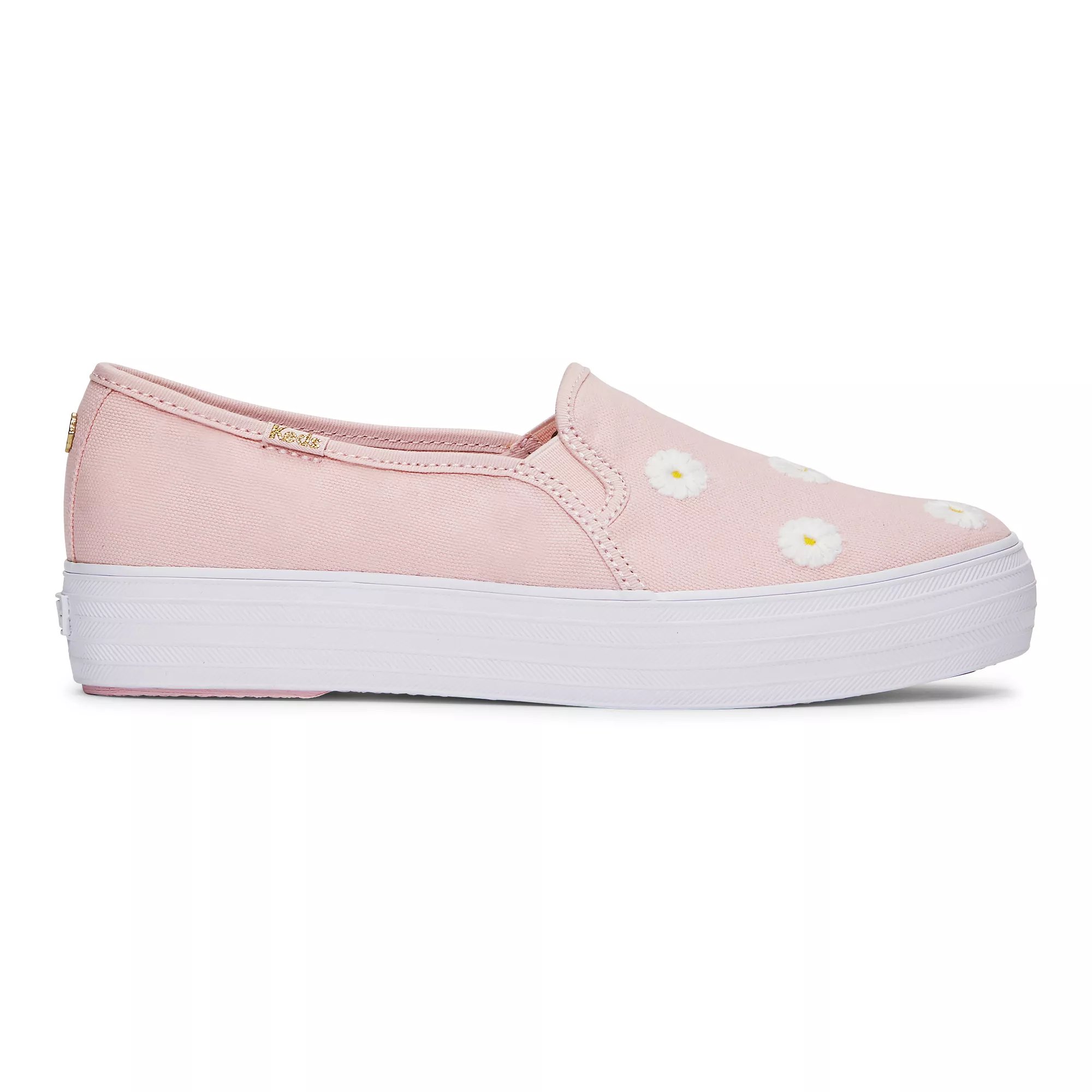 Keds Women s x Magnolia Bakery Triple Decker Pink Flowers Slip On Canvas Sneakers in Fuchsia Size 5 M