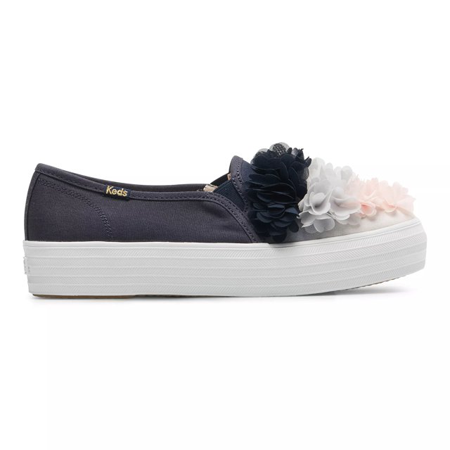 Keds black hot sale slip on sneakers
