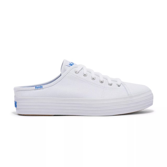Canvas slip on mules hot sale