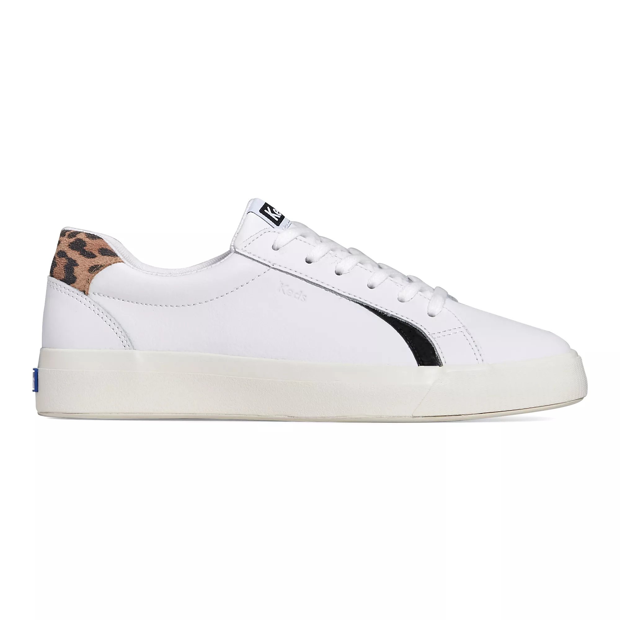 Keds Pursuit Leopard Leather Lace Up