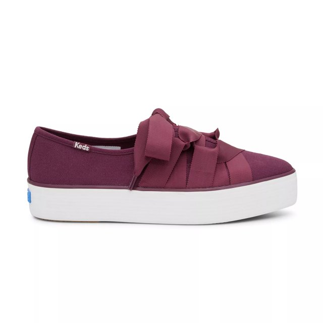 Keds Point Slip Canvas Ballet Free Shipping KEDS