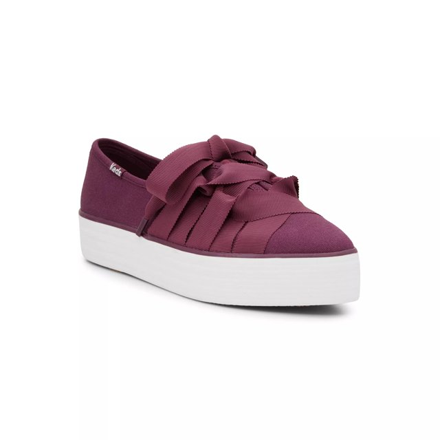 Keds triple ruffle denim cheap