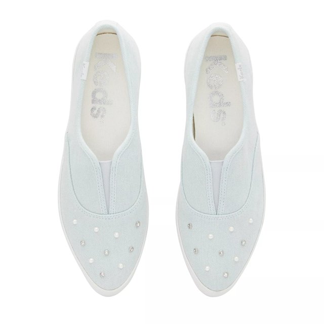 Keds denim slip ons 2025