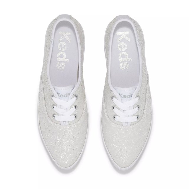 Keds Point Glitter Celebrations Lace Up Free Shipping KEDS