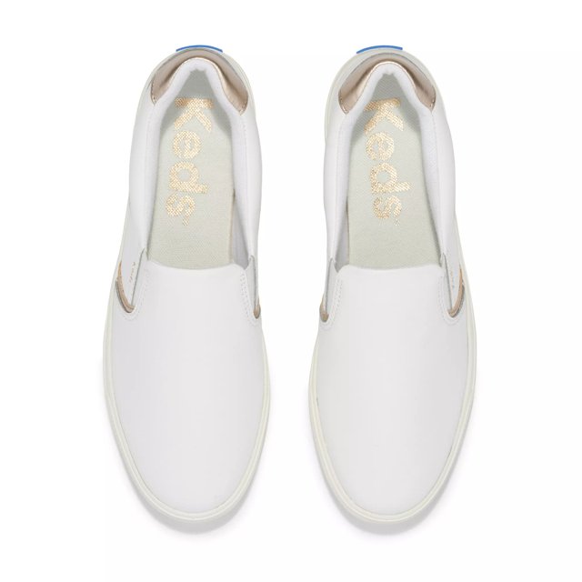 Keds Pursuit SlipOn Sneaker Women s Egret Champagne Size Women s 5.5 Men s 3.5 Sneakers