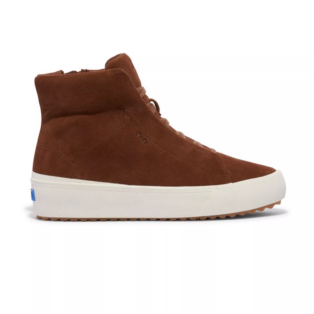 Keds Remi Mid Bootie Women s Shoes Chestnut Suede 7.5 B Medium