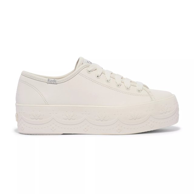 Keds classic leather platform trainers discount