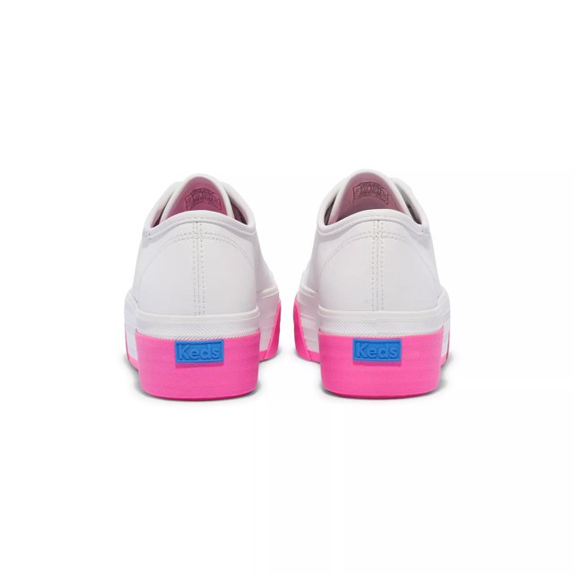 Keds Triple Up Leather Bumper Foxing Stripe Lace Up Free Shipping KEDS