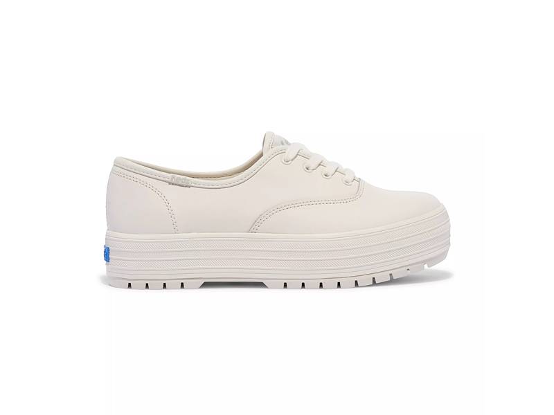 Shop White Leather Shoes & Save | KEDS