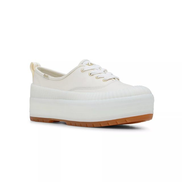 Keds The Platform Lug Sneaker Women s Egret Gold Size 8.5 Sneakers