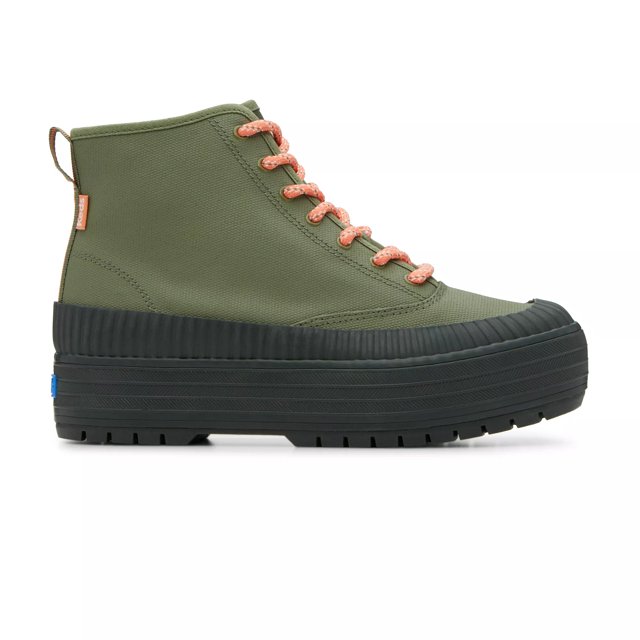 Keds The Platform Mid Lug Weatherized Splash Canvas Boot Free Shipping KEDS