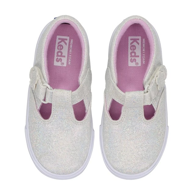 Keds Girls Daphne T Strap Iridescent Sneakers Infant 4 Infant