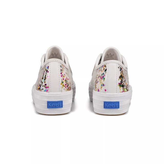 [ KEDS] ★TRIPLE CLEAR Keds Girls' Triple Up Under Glass Platform Sneakers (Youth