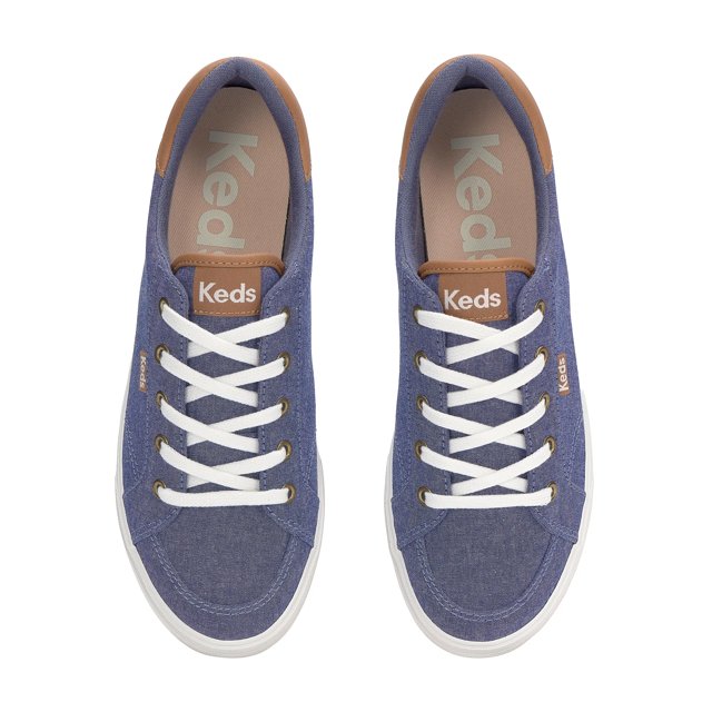 Keds Center III Chambray Lace Up Free Shipping KEDS