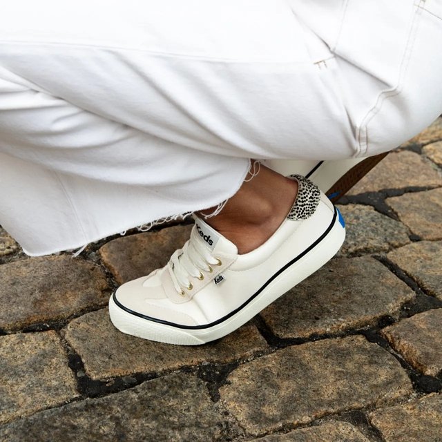 [ KEDS ]★BASIC SIMPLE SHORT DOWN Amazon.com | Keds Women's The Mini Sneaker, White, 5